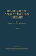 Cover: Elemente der Sechsten Nebengruppe Uran - Springer