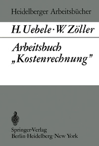 Abbildung von: Arbeitsbuch "Kostenrechnung" - Springer