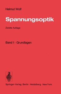 Abbildung von: Spannungsoptik - Springer