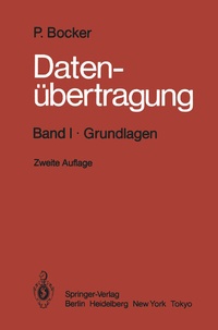 Enlarge image Cover: Datenübertragung Technik der Daten- und Textkommunikation - Springer