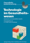 Cover: Technologie im Gesundheitswesen - Springer