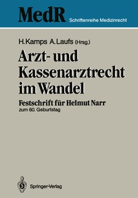 Abbildung von: Arzt- und Kassenarztrecht im Wandel - Springer
