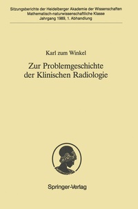 Abbildung von: Zur Problemgeschichte der Klinischen Radiologie - Springer