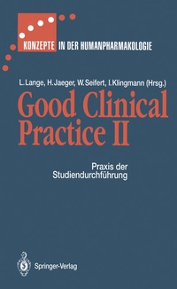 Abbildung von: Good Clinical Practice II - Springer