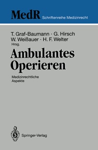 Abbildung von: Ambulantes Operieren - Springer