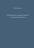Cover: Elektrophysiologische und vegetative Ph&auml;nomene bei stereotaktischen Hirnoperationen - Springer