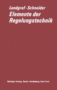 Enlarge image Cover: Elemente der Regelungstechnik - Springer