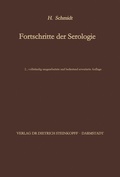Cover: Fortschritte der Serologie - Steinkopff