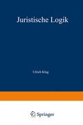 Cover: Juristische Logik - Springer