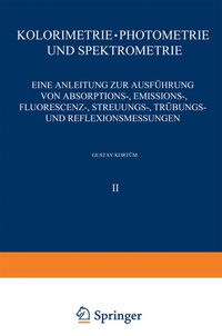 Abbildung von: Kolorimetrie · Photometrie und Spektrometrie - Springer