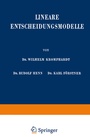Cover: Lineare Entscheidungsmodelle - Springer