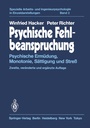 Cover: Psychische Fehlbeanspruchung - Springer