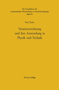 Abbildung von: Variationsrechnung und ihre Anwendung in Physik und Technik - Springer