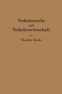 Abbildung von: Verkehrsrecht und Verkehrswirtschaft - Springer