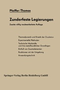 Cover: Zunderfeste Legierungen - Springer