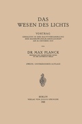 Cover: Das Wesen des Lichts - Springer