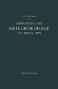 Cover: Grundriss Einer Meteorobiologie des Menschen - Springer