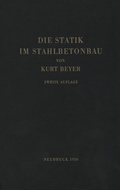 Cover: Die Statik im Stahlbetonbau - Springer