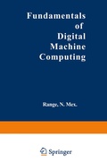 Cover: Fundamentals of Digital Machine Computing - Springer