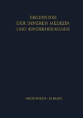 Cover: Ergebnisse der Inneren Medizin und Kinderheilkunde - Springer
