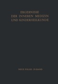 Cover: Ergebnisse der Inneren Medizin und Kinderheilkunde - Springer