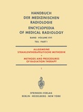 Cover: Allgemeine Strahlentherapeutische Methodik / Methods and Procedures of Radiation Therapy - Springer