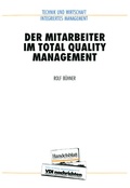 Cover: Der Mitarbeiter im Total Quality Management - Springer