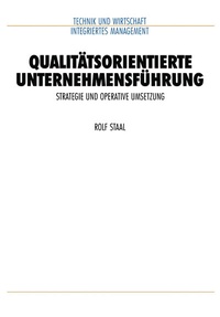Abbildung von: Qualitätsorientierte Unternehmensführung - Springer