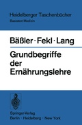 Cover: Grundbegriffe der Ern&auml;hrungslehre - Springer