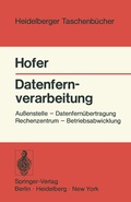 Cover: Datenfernverarbeitung - Springer