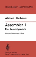 Cover: Assembler I - Springer