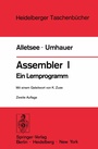 Cover: Assembler I - Springer