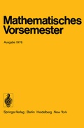 Cover: Mathematisches Vorsemester - Springer