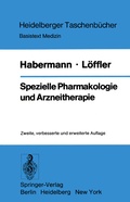 Cover: Spezielle Pharmakologie und Arzneitherapie - Springer