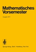 Cover: Mathematisches Vorsemester - Springer