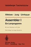 Cover: Assembler I - Springer
