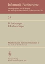 Cover: Mathematik für Informatiker I - Springer