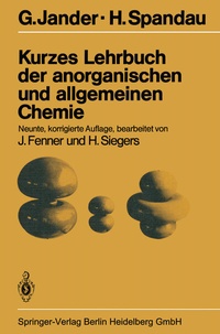 Abbildung von: Kurzes Lehrbuch der anorganischen und allgemeinen Chemie - Springer