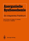 Cover: Anorganische Synthesechemie - Springer