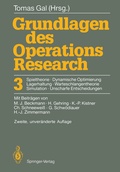 Cover: Grundlagen des Operations Research - Springer