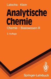 Abbildung von: Analytische Chemie - Springer