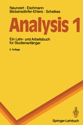 Cover: Analysis 1 - Springer