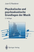 Cover: Physikalische und psychoakustische Grundlagen der Musik - Springer