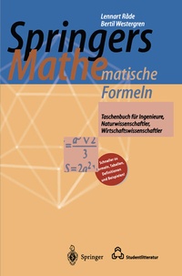 Abbildung von: Springers Mathematische Formeln - Springer