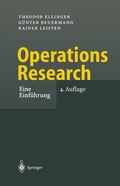 Cover: Operations Research - Springer