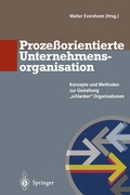 Cover: Proze&szlig;orientierte Unternehmensorganisation - Springer