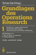 Cover: Grundlagen des Operations Research - Springer