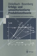 Cover: Erfolgs- und umweltorientierte Produktionstheorie - Springer