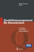 Cover: Qualit&auml;tsmanagement f&uuml;r Dienstleister - Springer