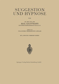 Abbildung von: Suggestion und Hypnose - Springer